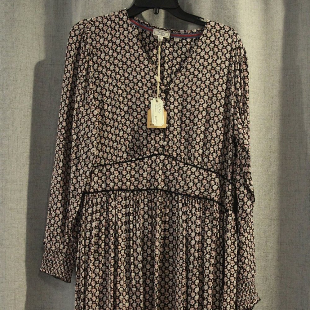 FAT FACE NWT L/S flower dress size 10